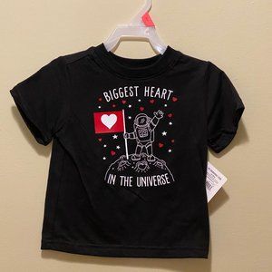 Biggest Heart In the Universe T-shirt 2T NWT